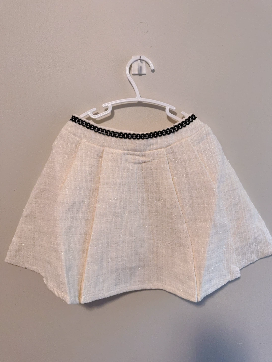 White Tweed Jacket and Skirt Set 6-7T - photo 3