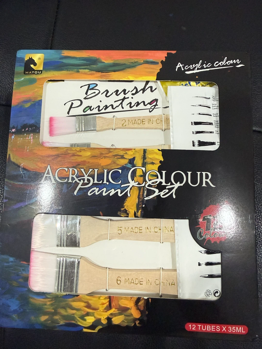 Mayou Acrylic Paint Set with Brushes