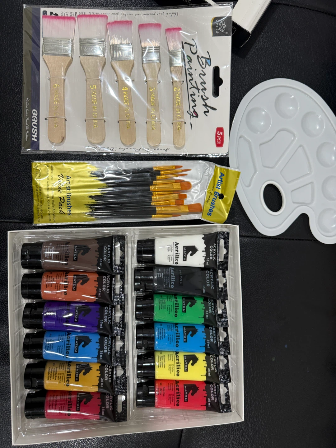 Mayou Acrylic Paint Set with Brushes - photo 2
