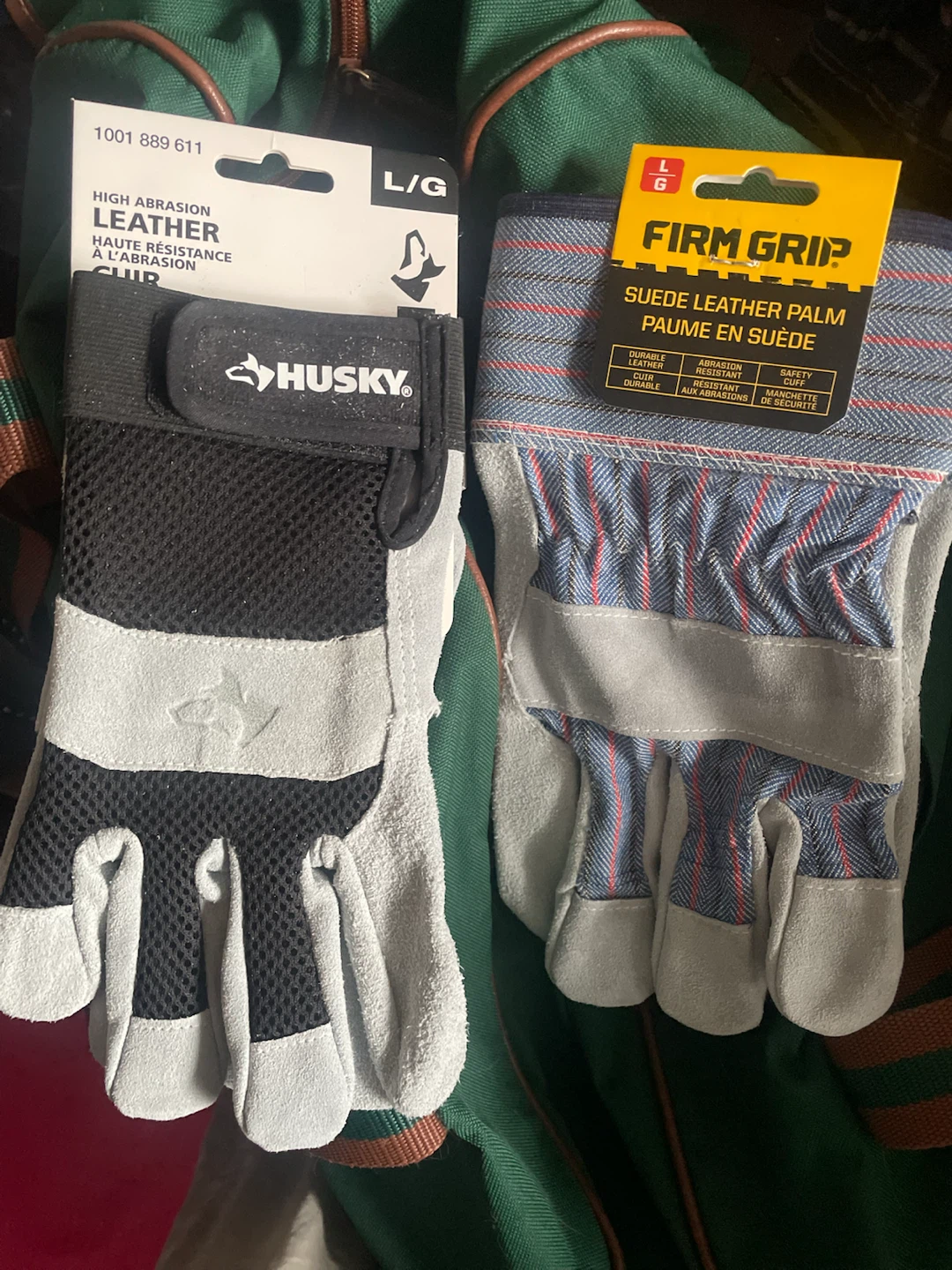 Husky & Firm Grip Suede Leather Work Gloves