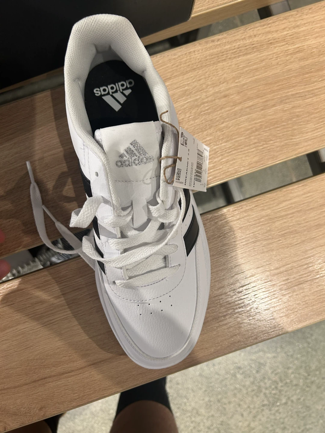 Adidas Breaknet 2.0 – White/Black – Brand New – Sizes 7–10 - photo 2