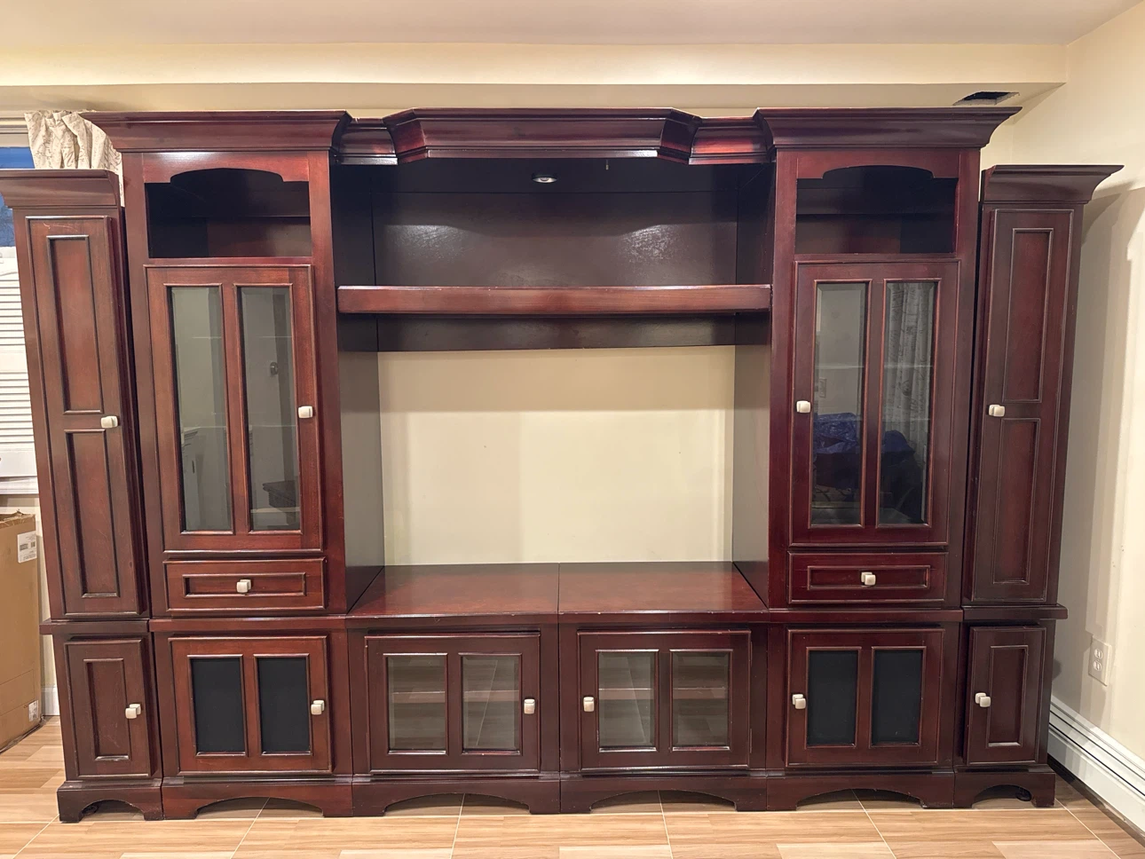 Dark Cherry Entertainment Center