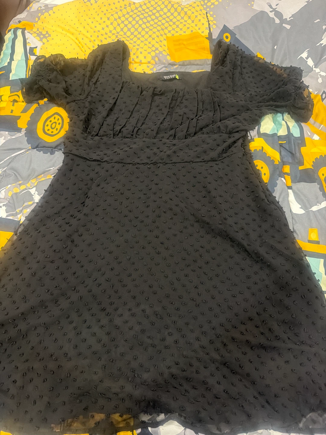 Black Textured Dress