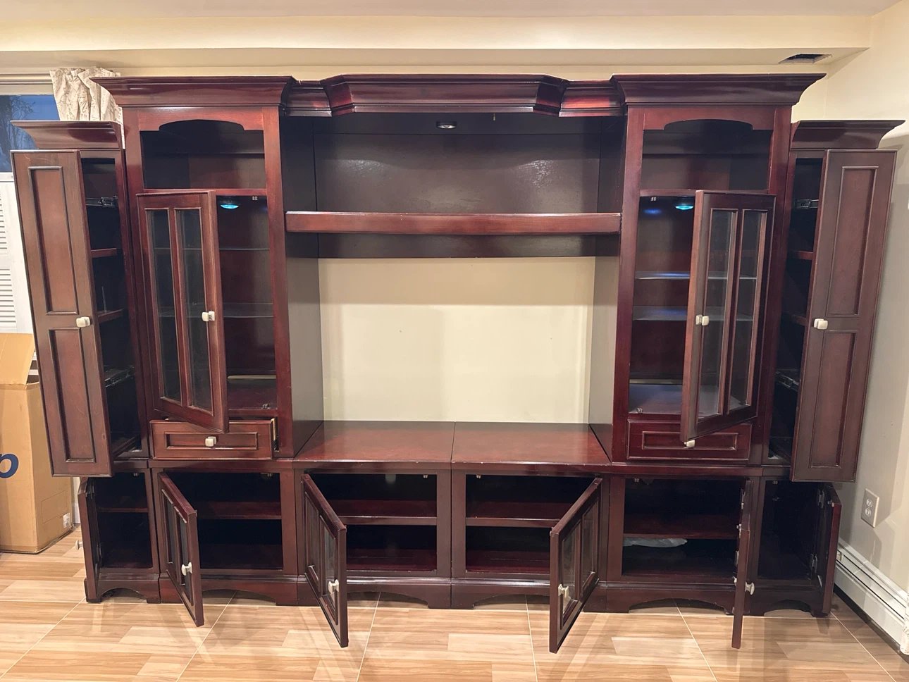 Dark Cherry Entertainment Center - photo 2