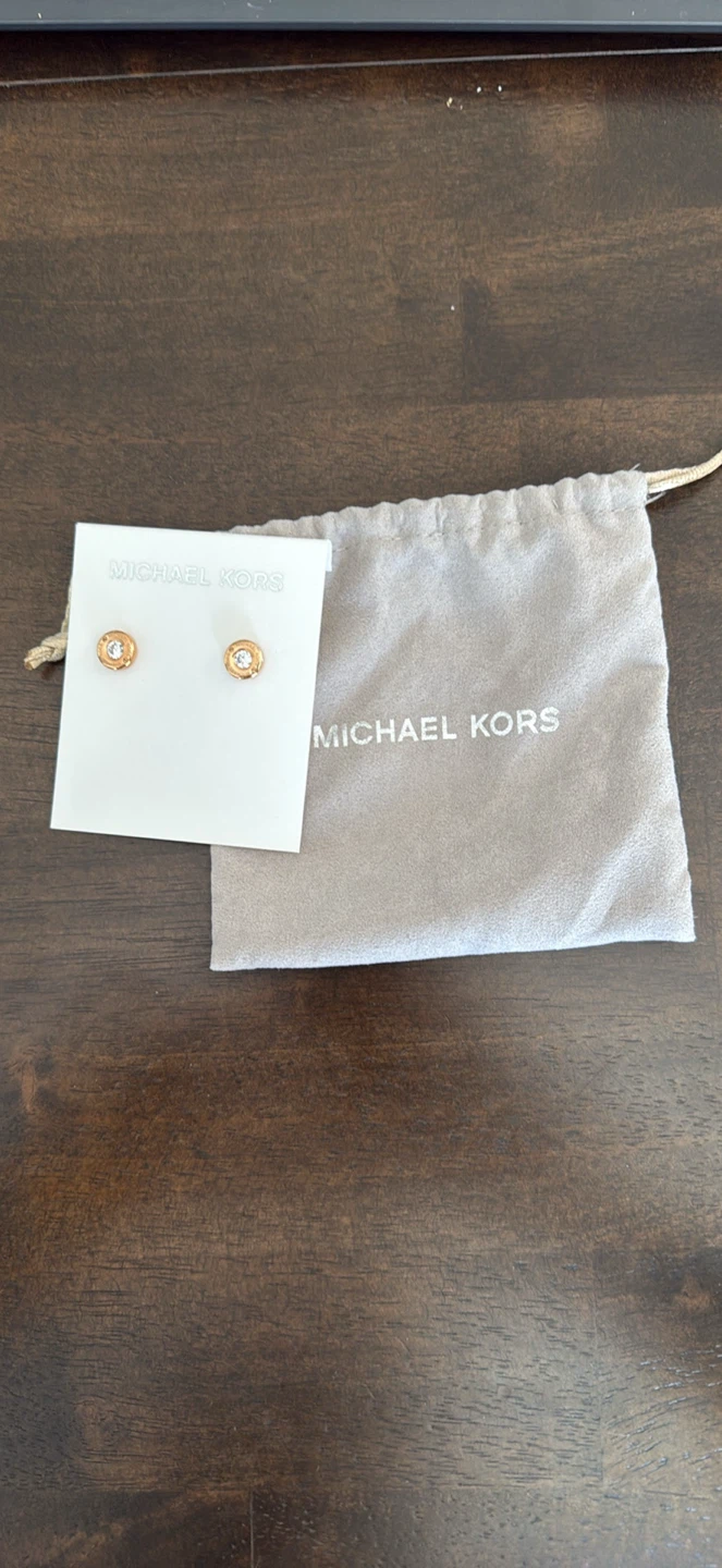 Michael Kors Rose Gold Stud Earrings