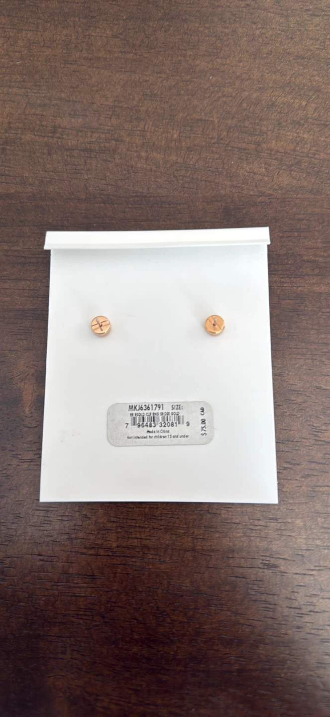 Michael Kors Rose Gold Stud Earrings - photo 2