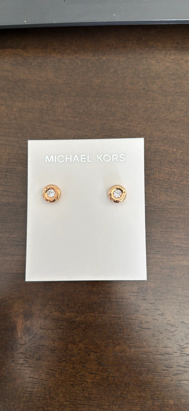 Michael Kors Rose Gold Stud Earrings - photo 3