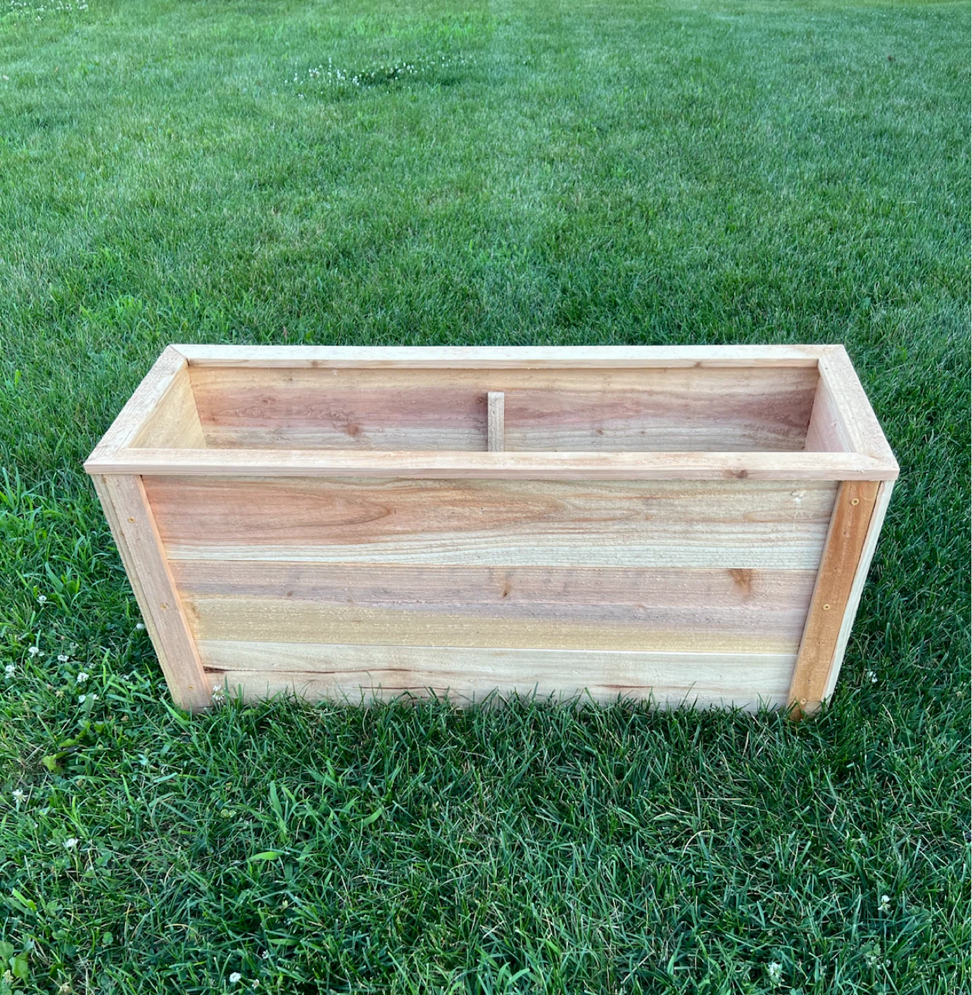 4 Foot Rectangular Handmade Premium Cedar Planter Box - photo 2