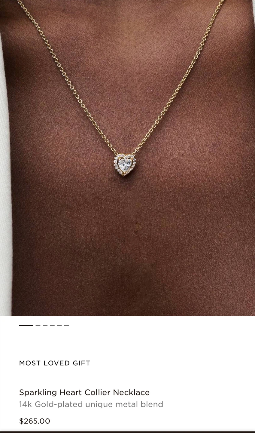 Pandora 14K ring and necklace - photo 4