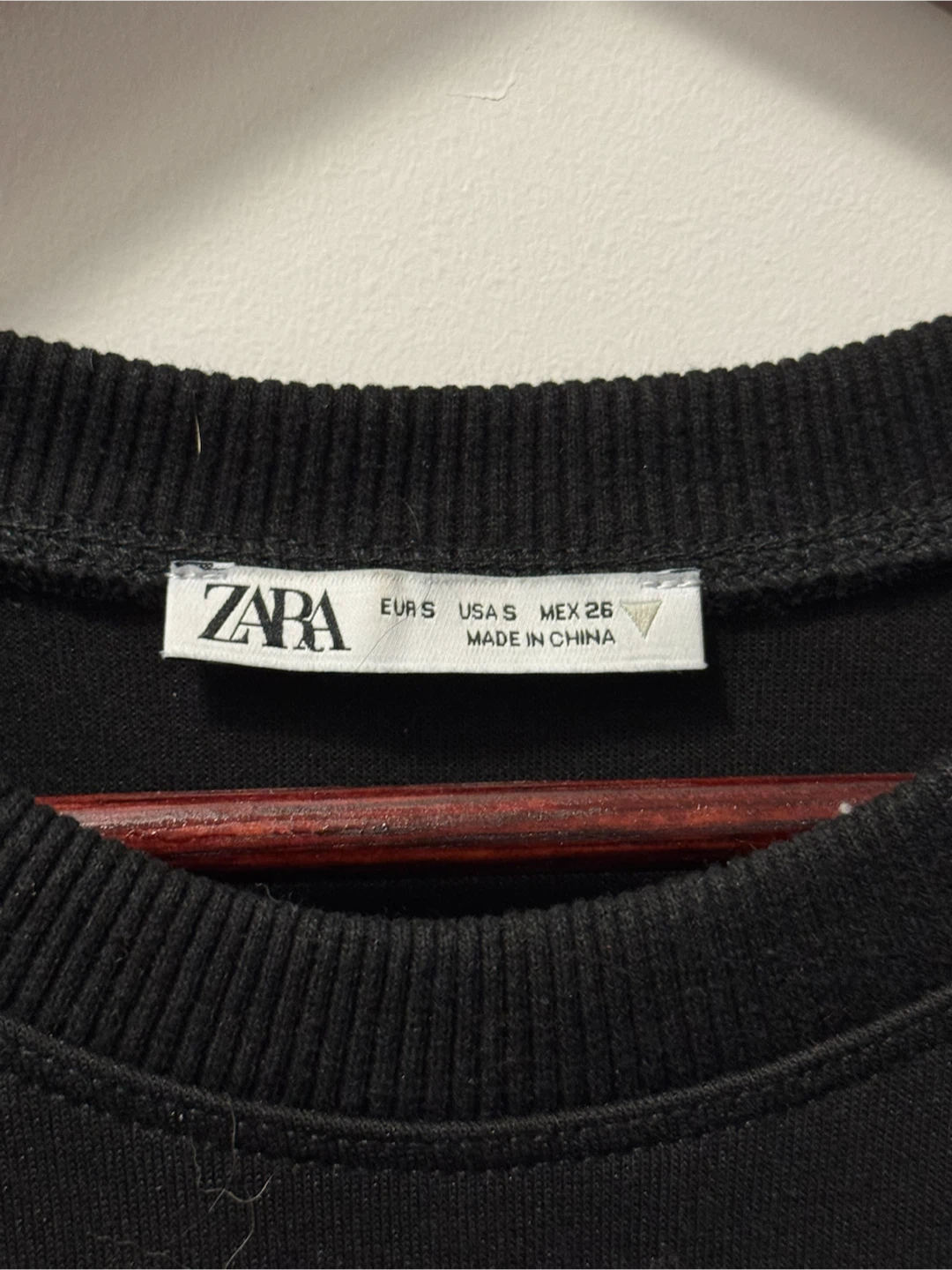 Zara Black Belted Sweatshirt - photo 3