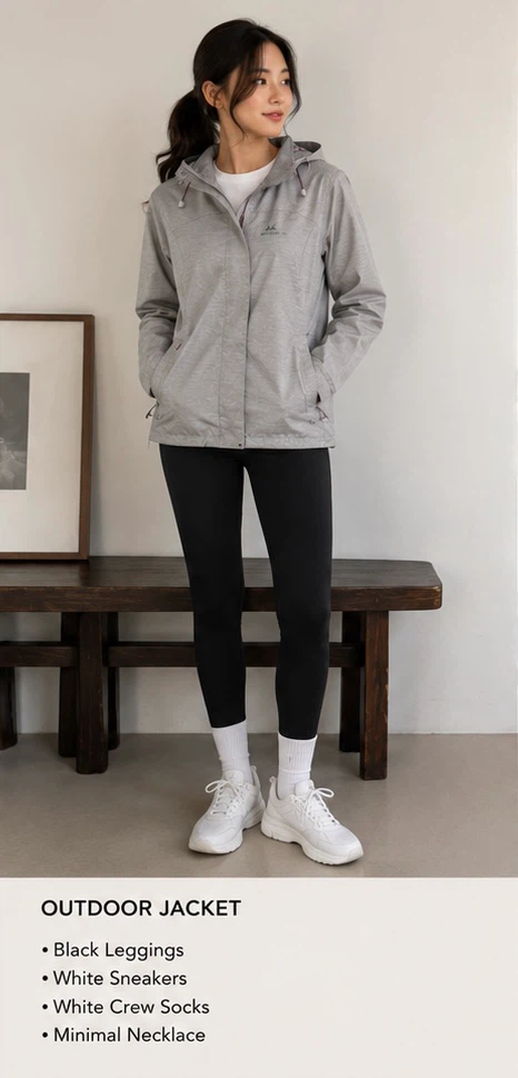 Decathlon Grey Outdoor Jacket