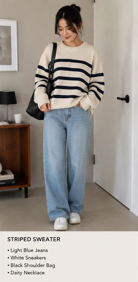 Zara Striped Sweater Size S