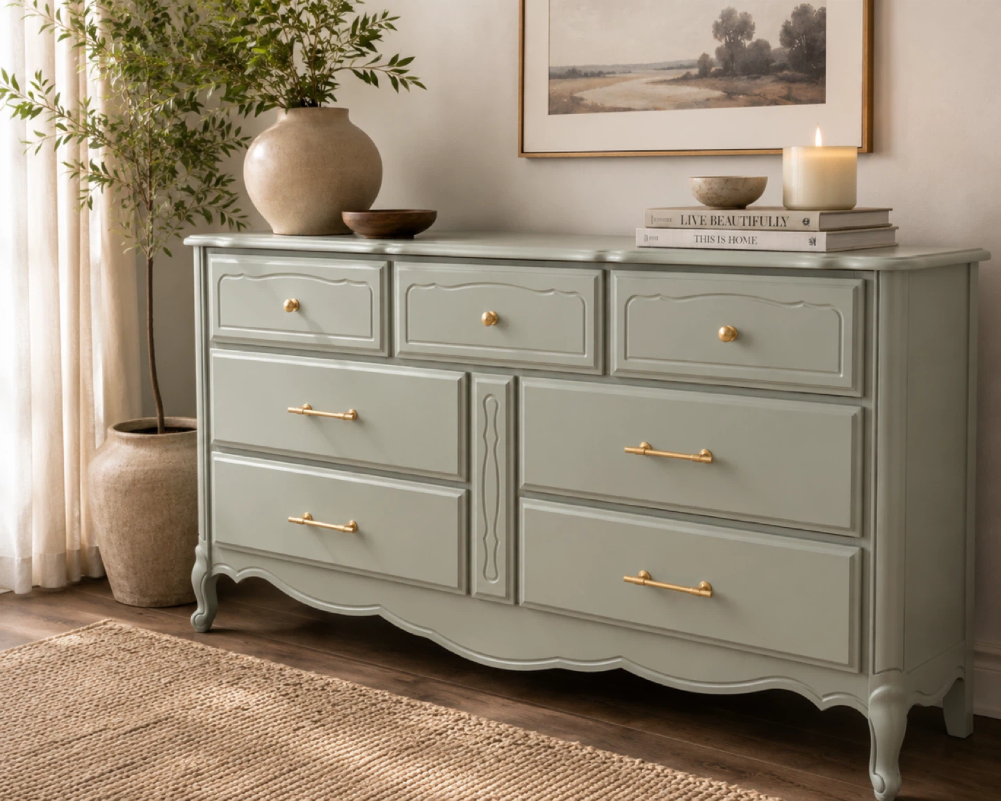 Elegant French Provincial Dresser | Custom Fusion Finish - photo 2