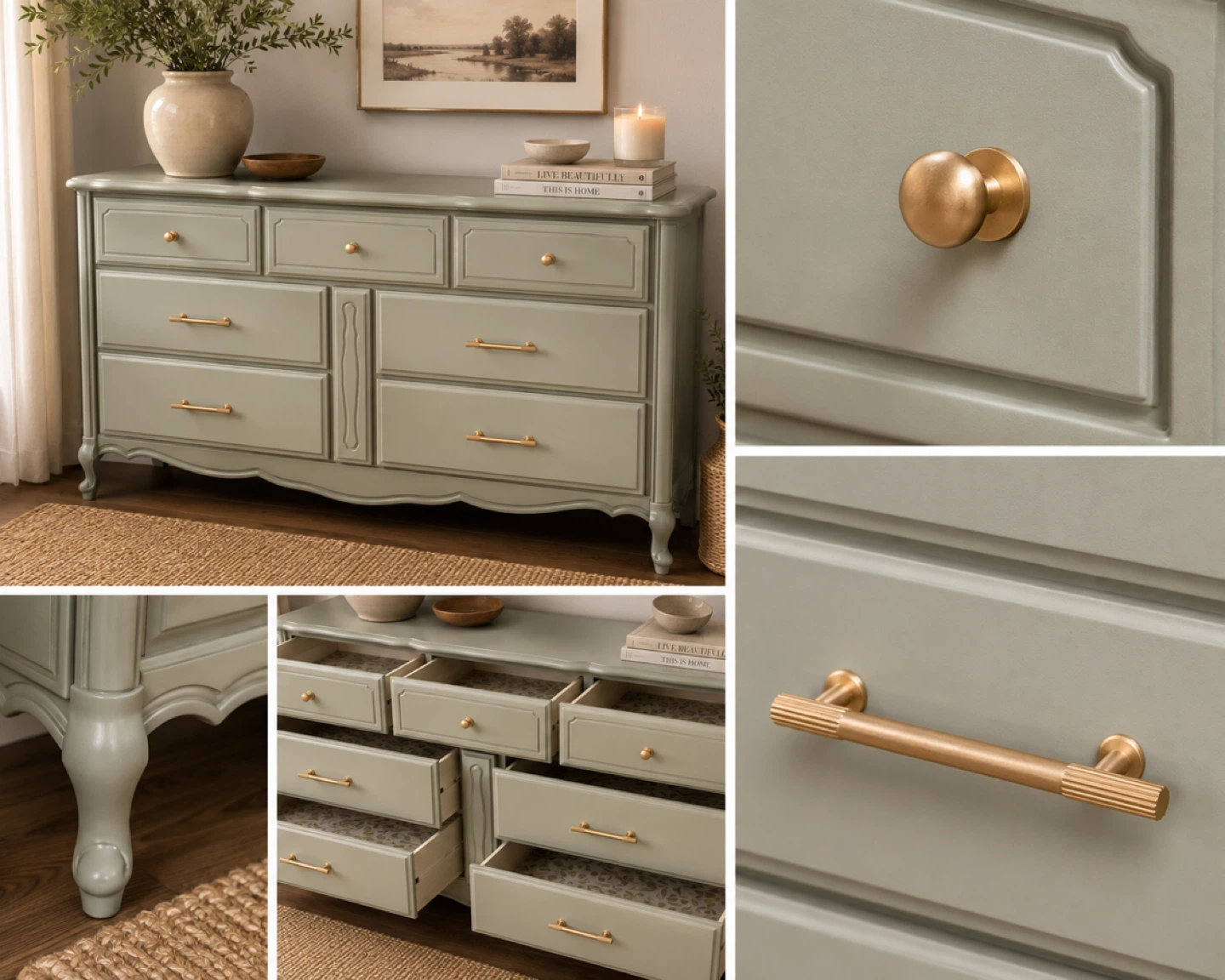Elegant French Provincial Dresser | Custom Fusion Finish - photo 5