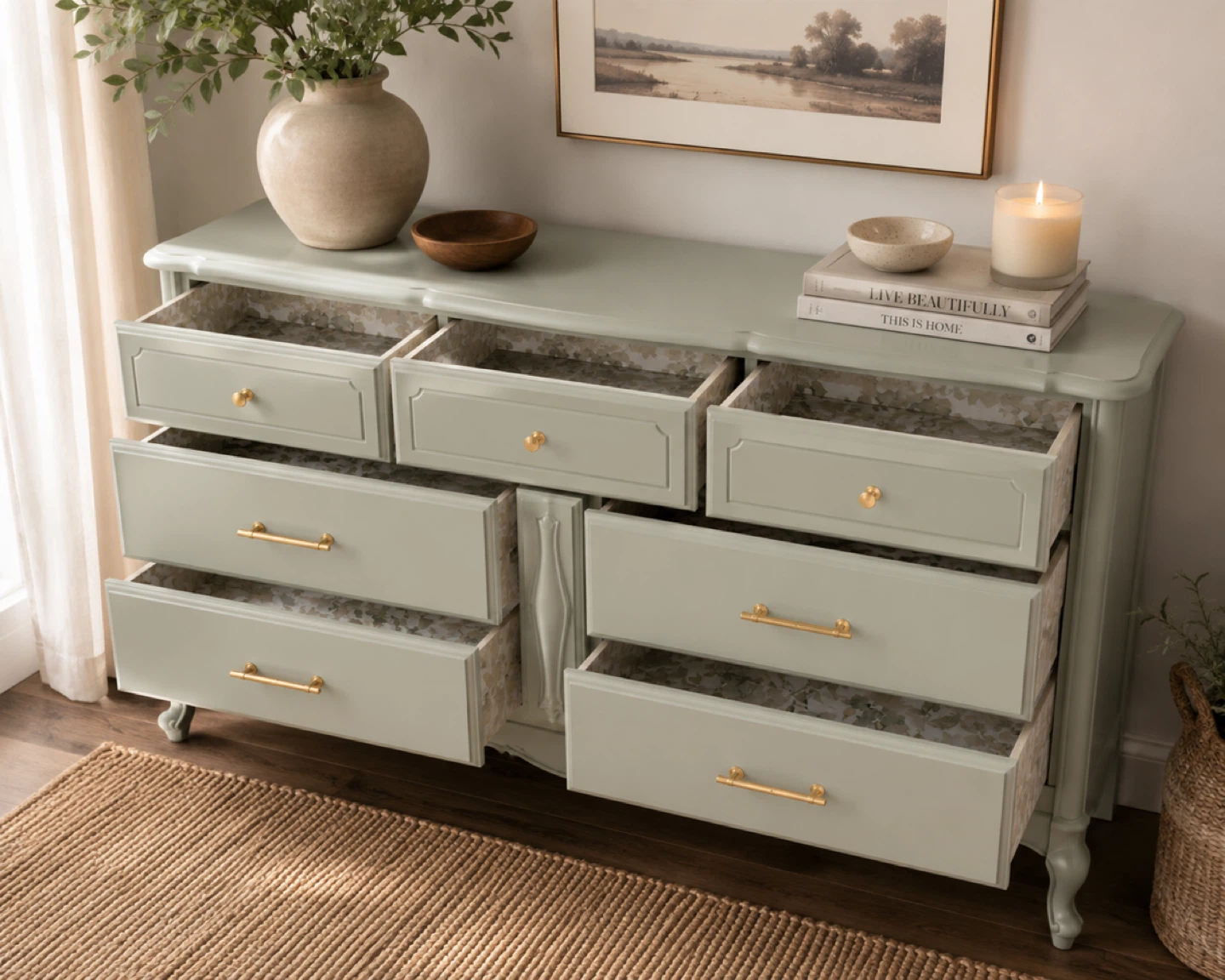 Elegant French Provincial Dresser | Custom Fusion Finish - photo 3