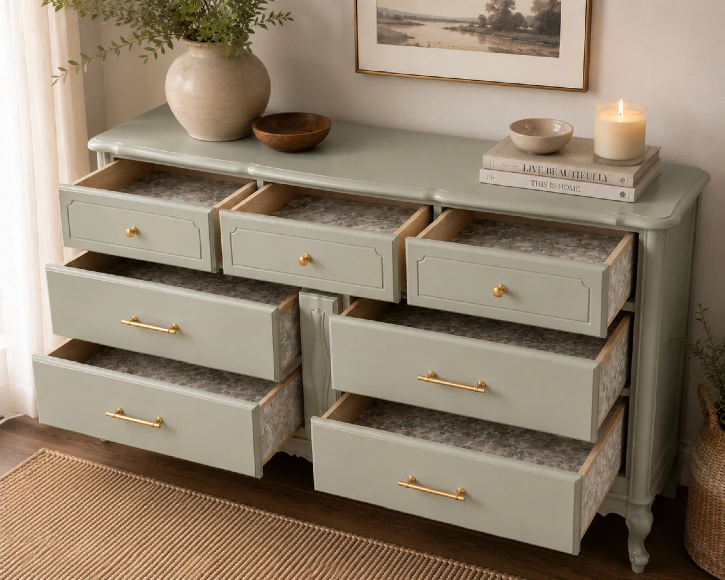 Elegant French Provincial Dresser | Custom Fusion Finish - photo 4
