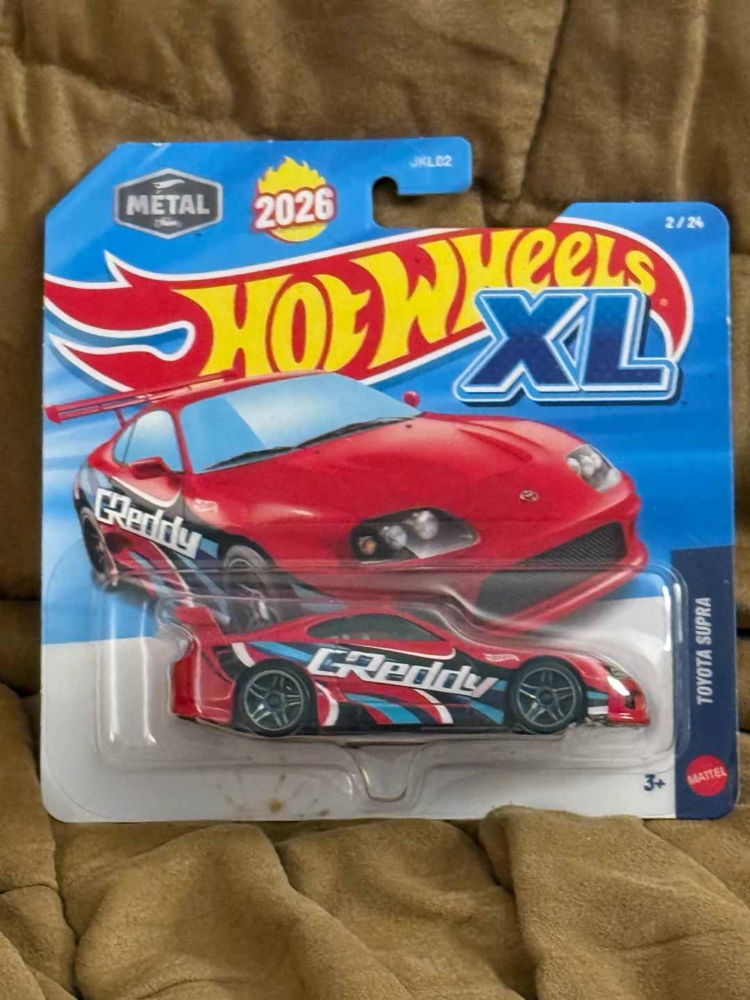 Hot Wheels XL Toyota Supra Die-Cast Car