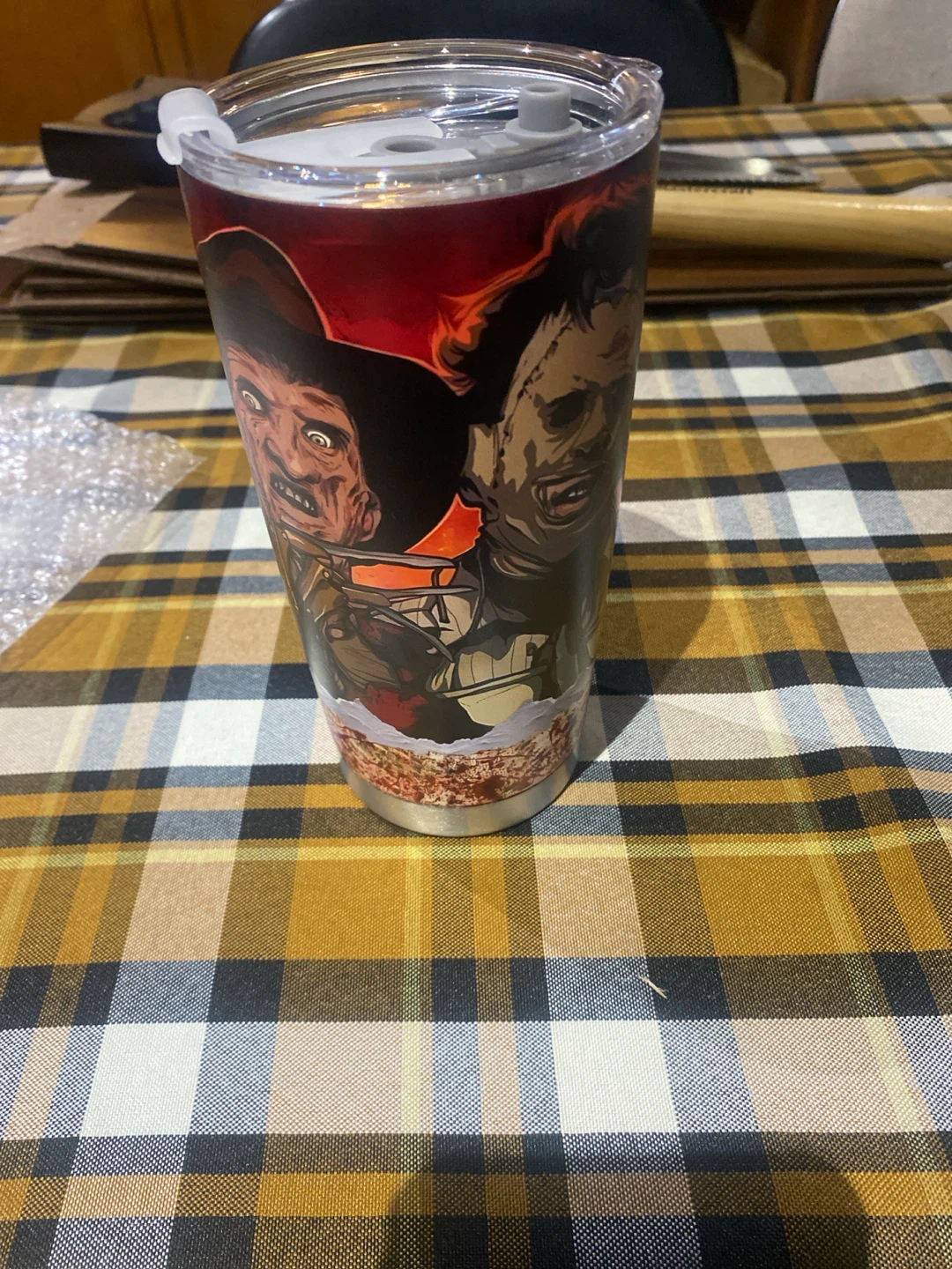 Horror Movie Character Tumbler