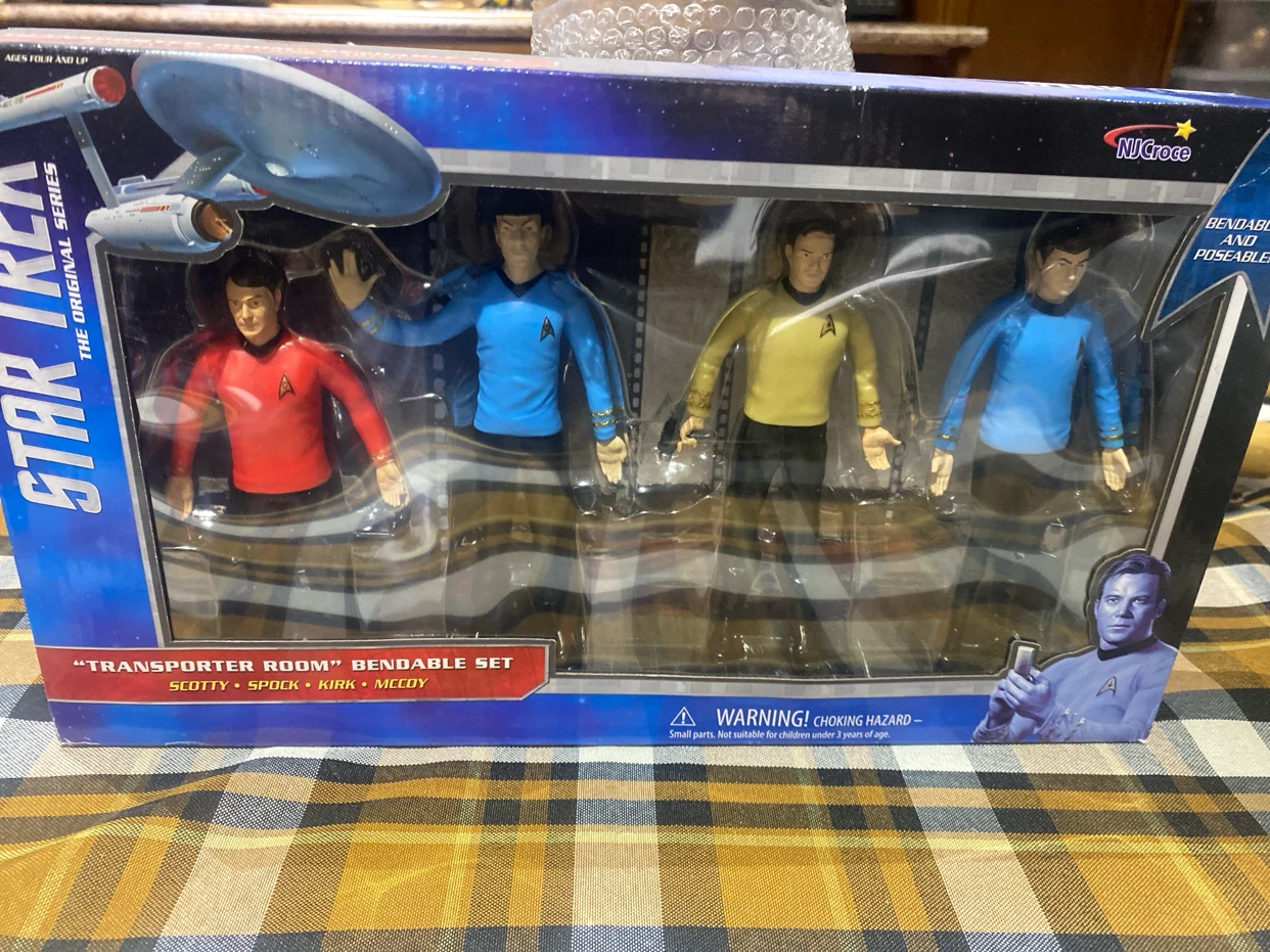 Star Trek The Original Series Transporter Room Bendable Set