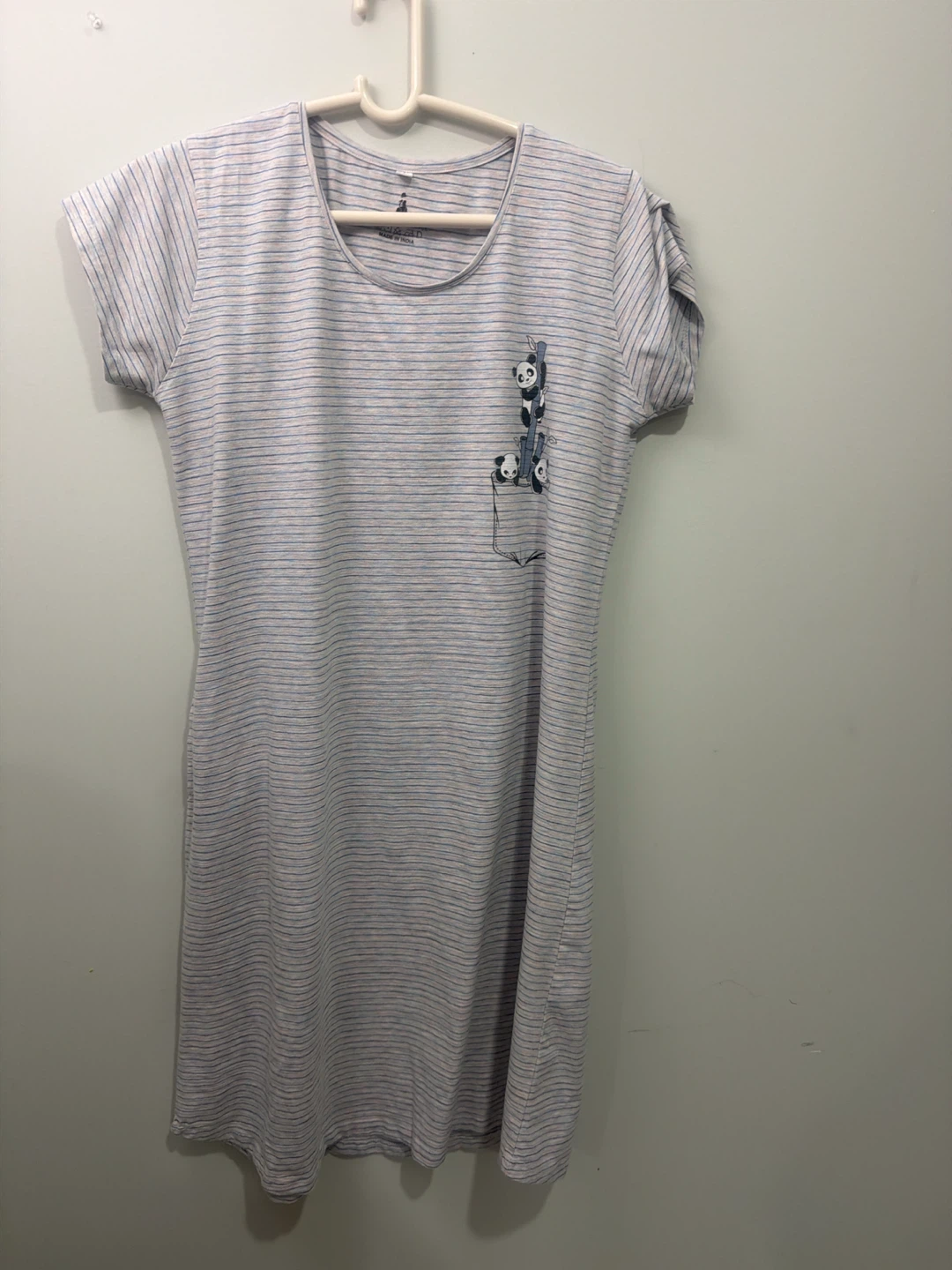 Women's Panda Pocket Nightgown - Size Medium