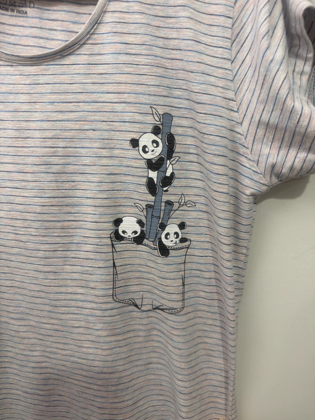 Women's Panda Pocket Nightgown - Size Medium - photo 2