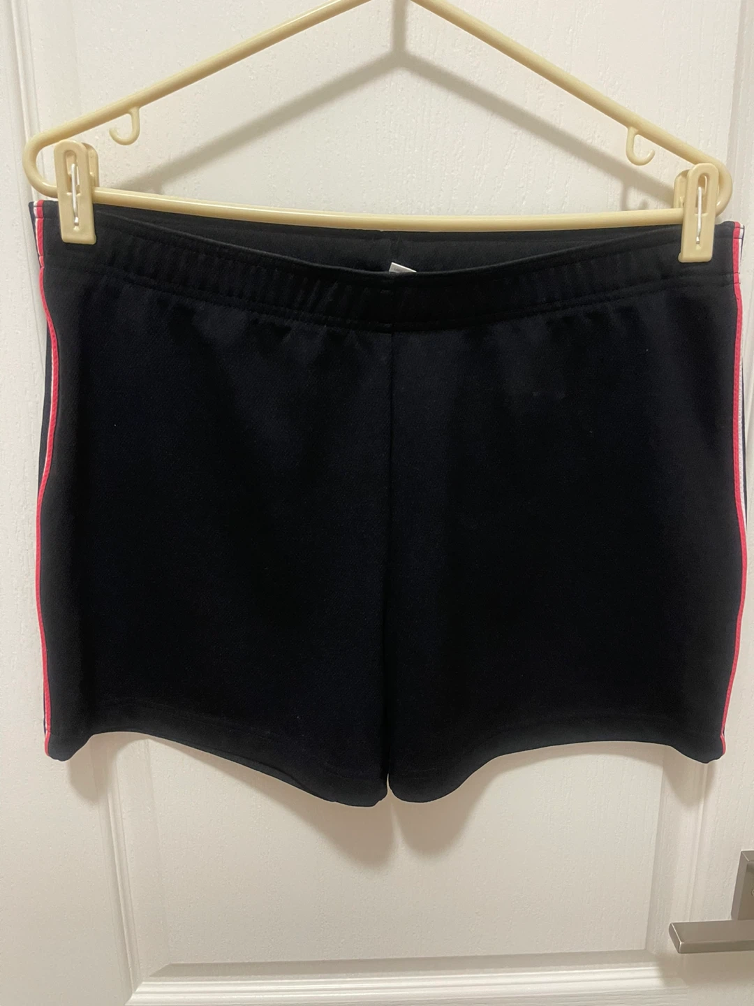 Black Athletic Shorts with Stripe Detail - photo 3