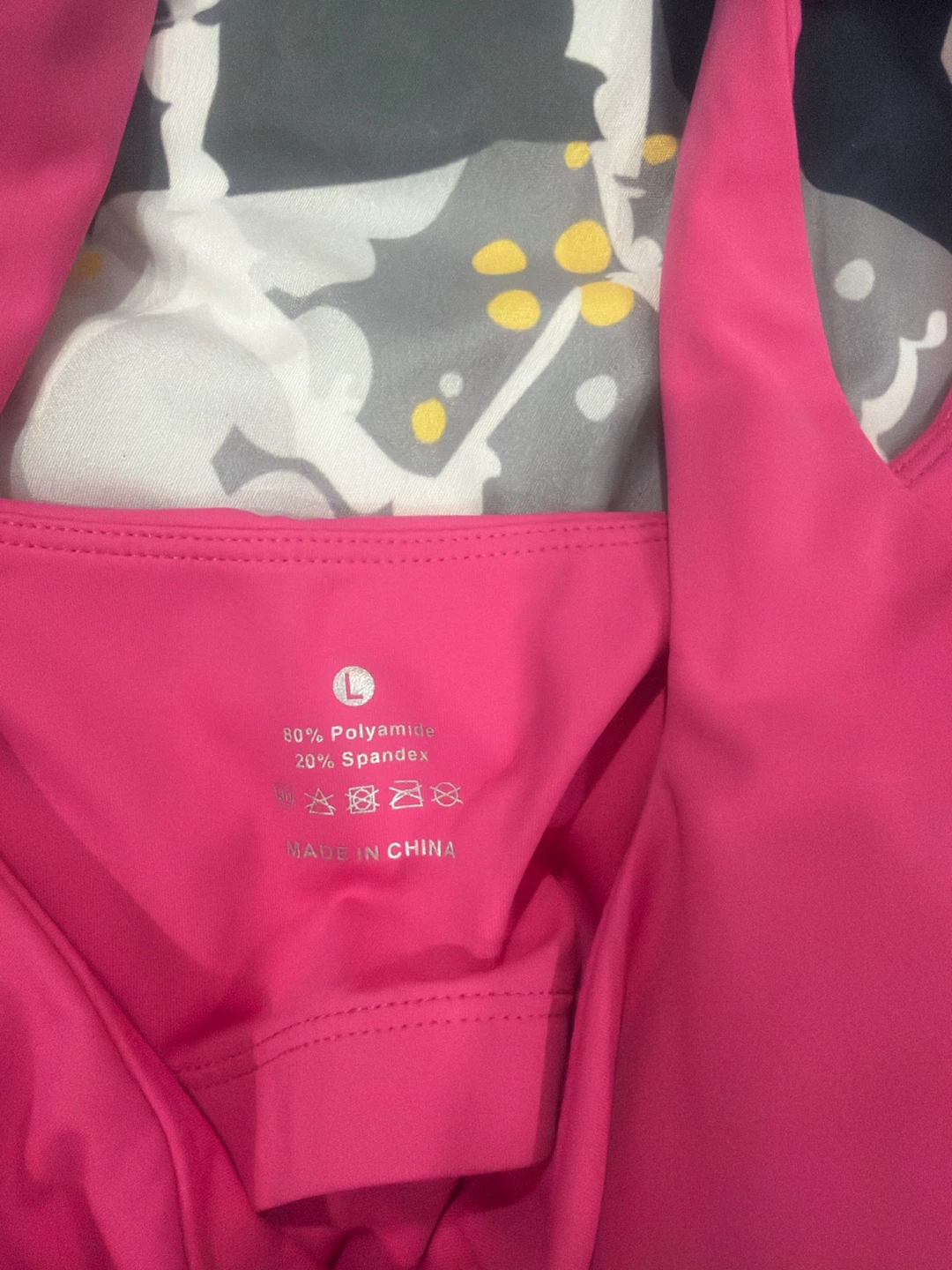 Pink Athletic Tank Top - Size L - photo 2