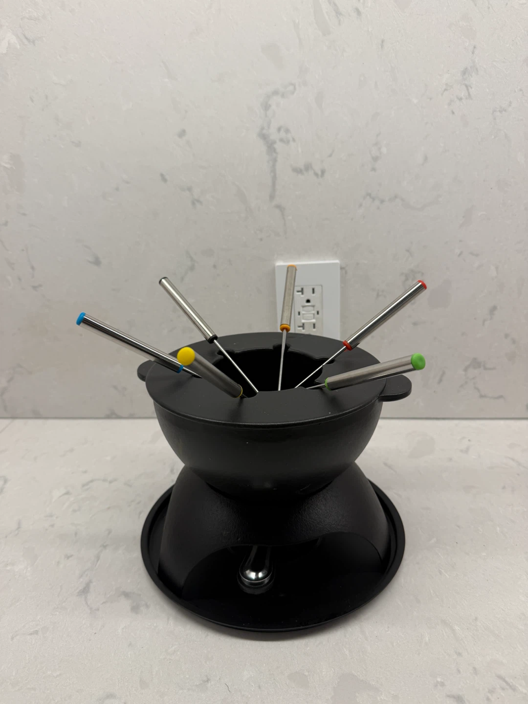 Fondue Pot Set with 6 Skewers