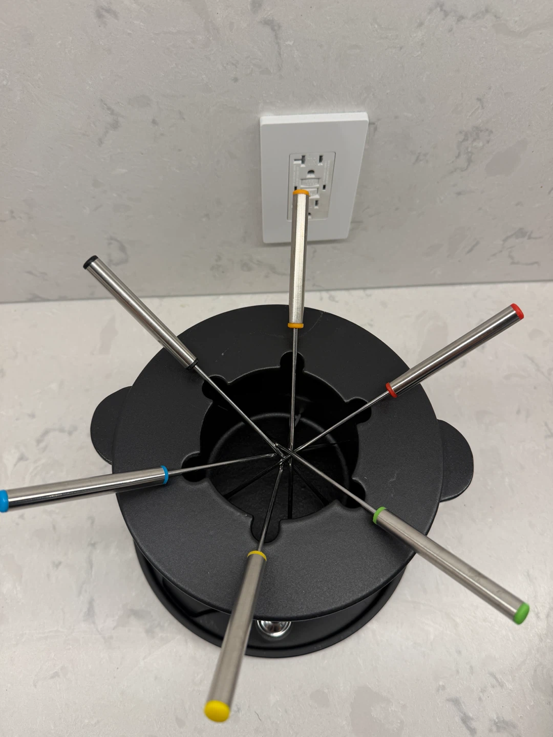 Fondue Pot Set with 6 Skewers - photo 2