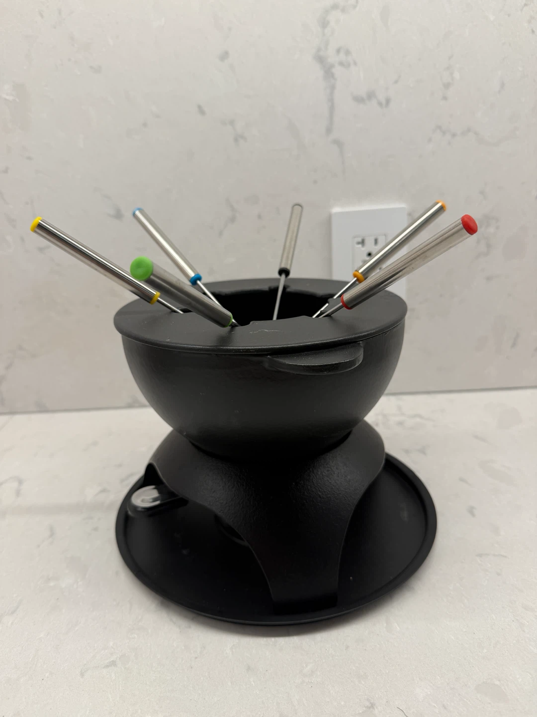 Fondue Pot Set with 6 Skewers - photo 3
