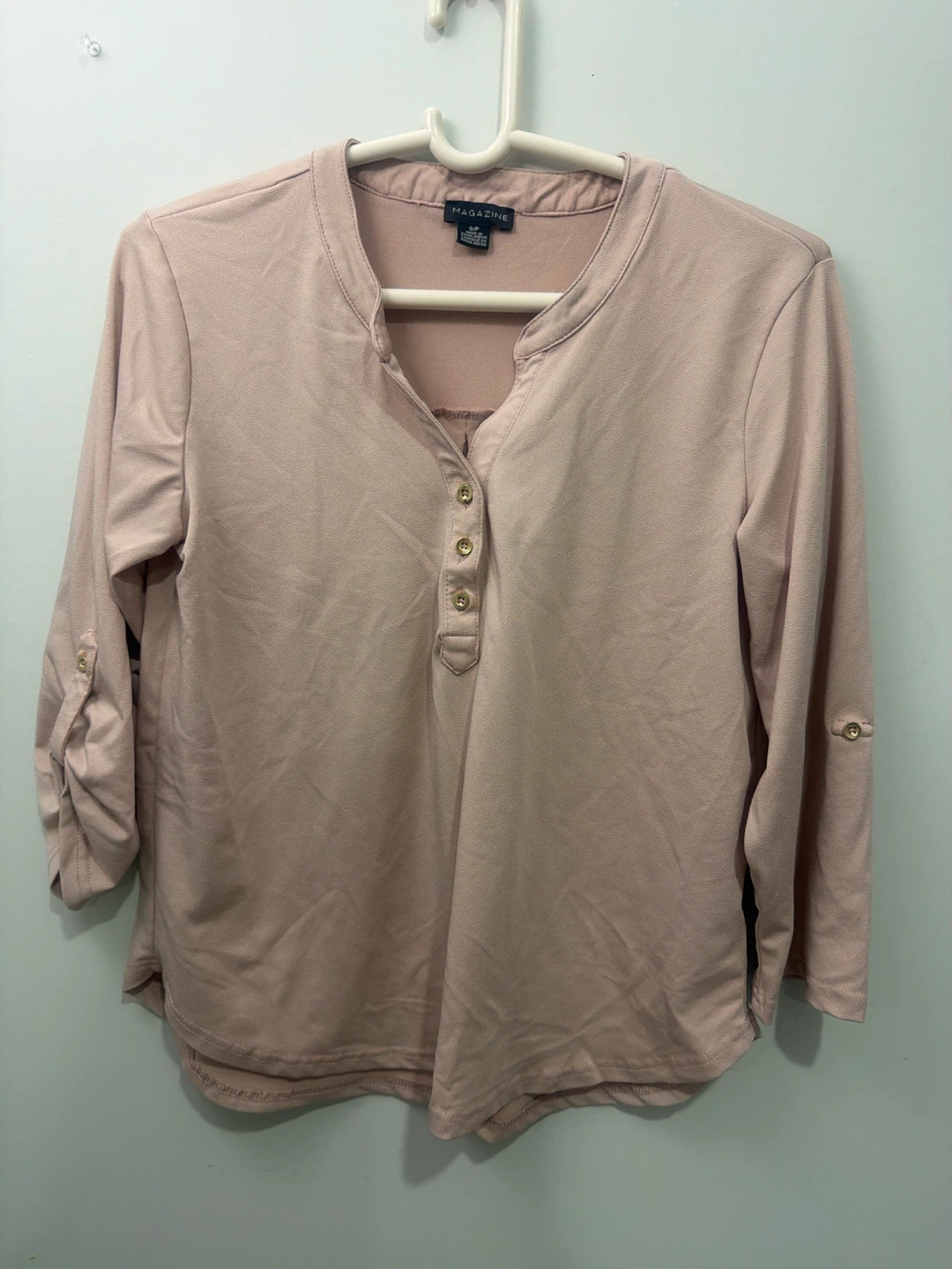 MAGAZINE Women's S/P Pink Blouse