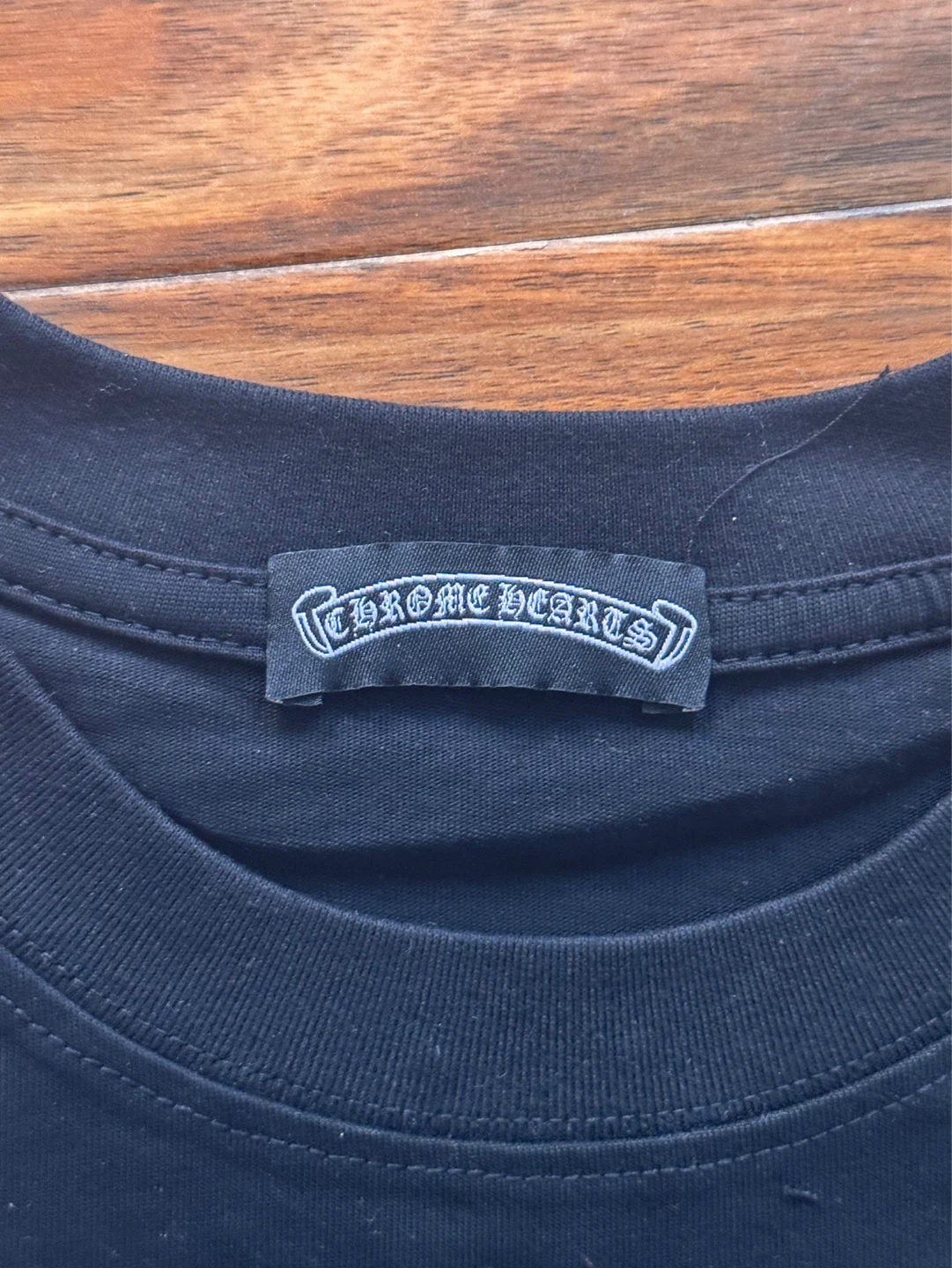 Chrome Black Cross Tee - Size Medium - photo 4