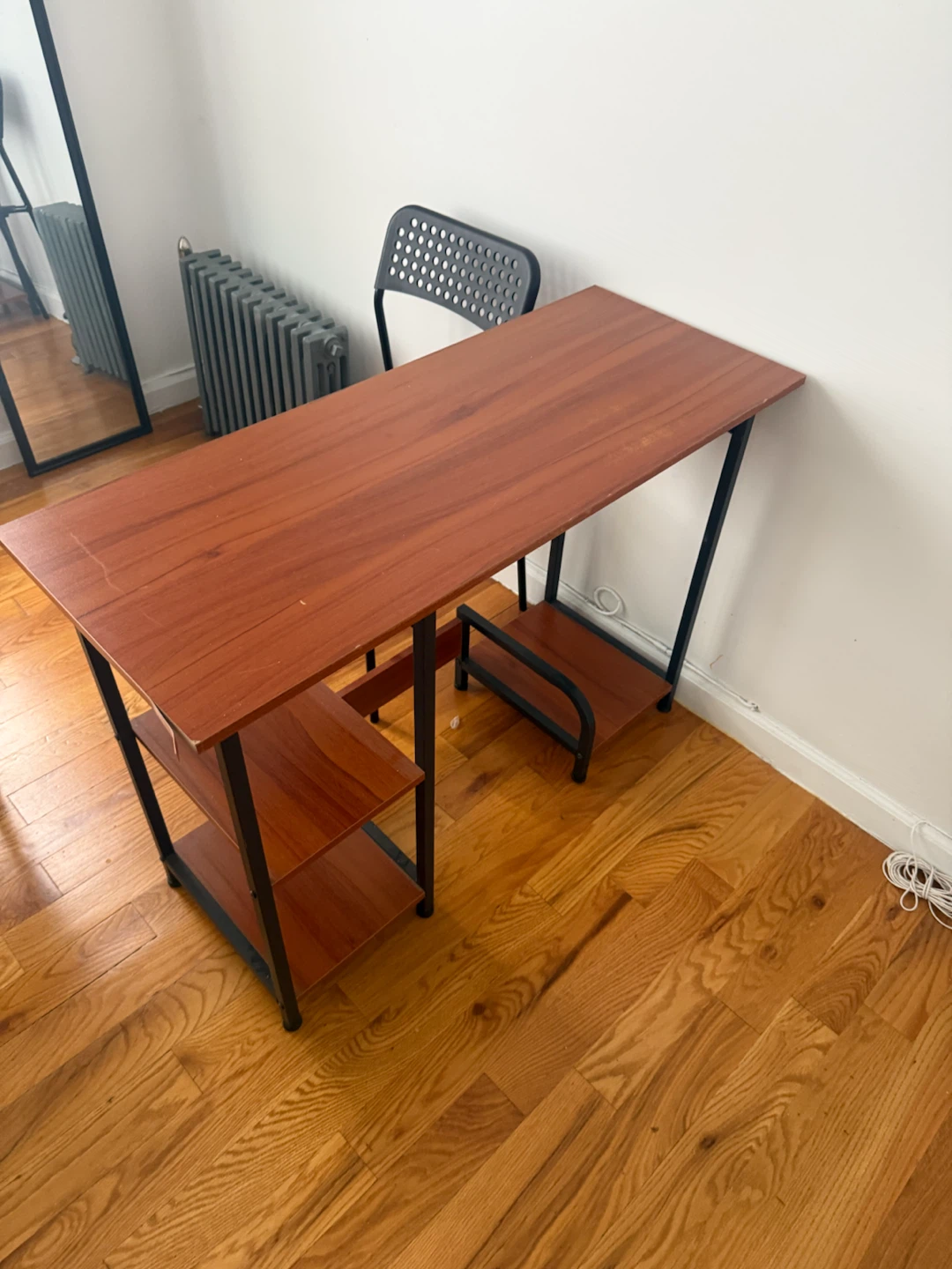 Compact Desk with Shelving