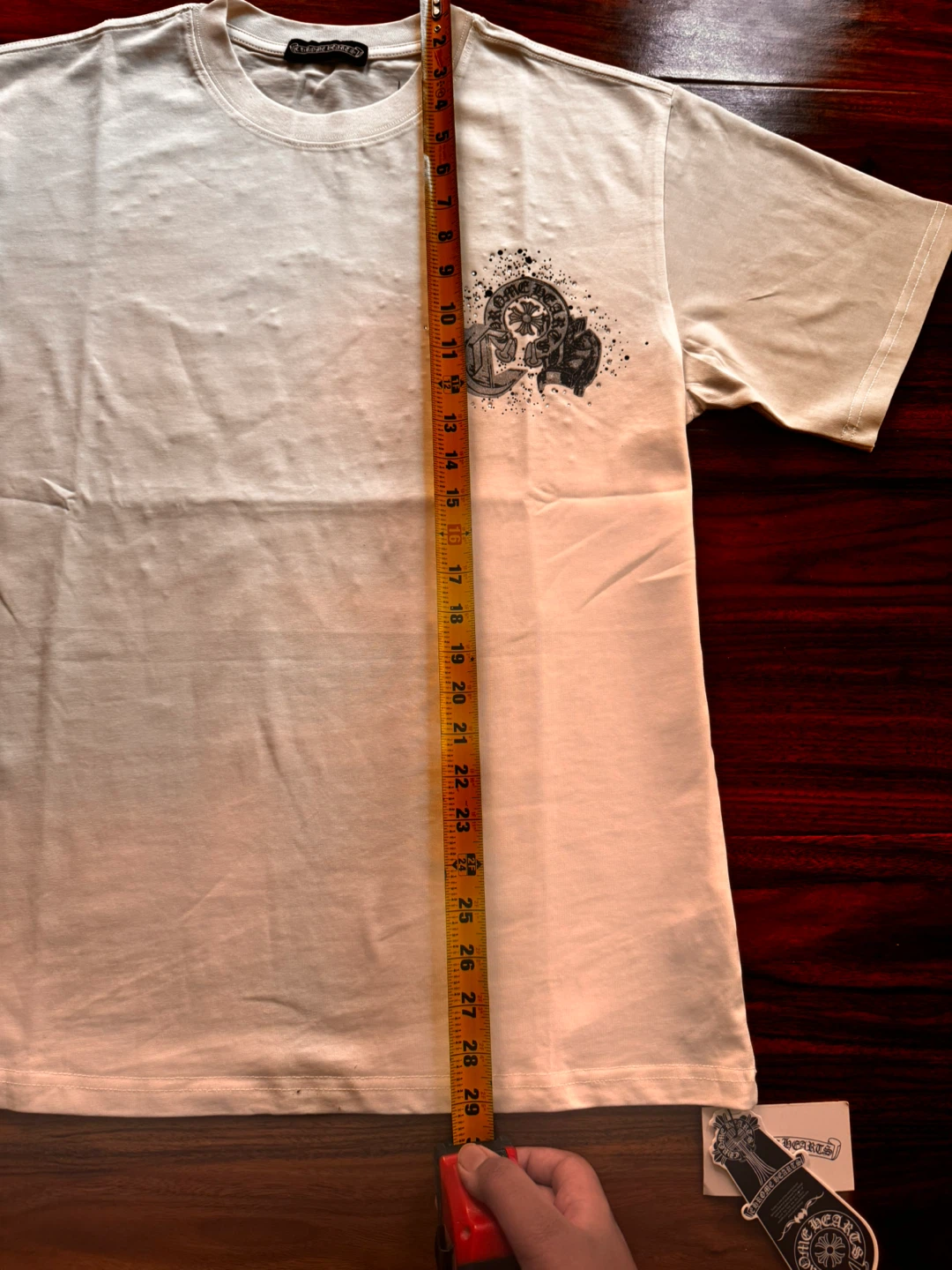 Chrome White Cross Tee - Size Medium - photo 3