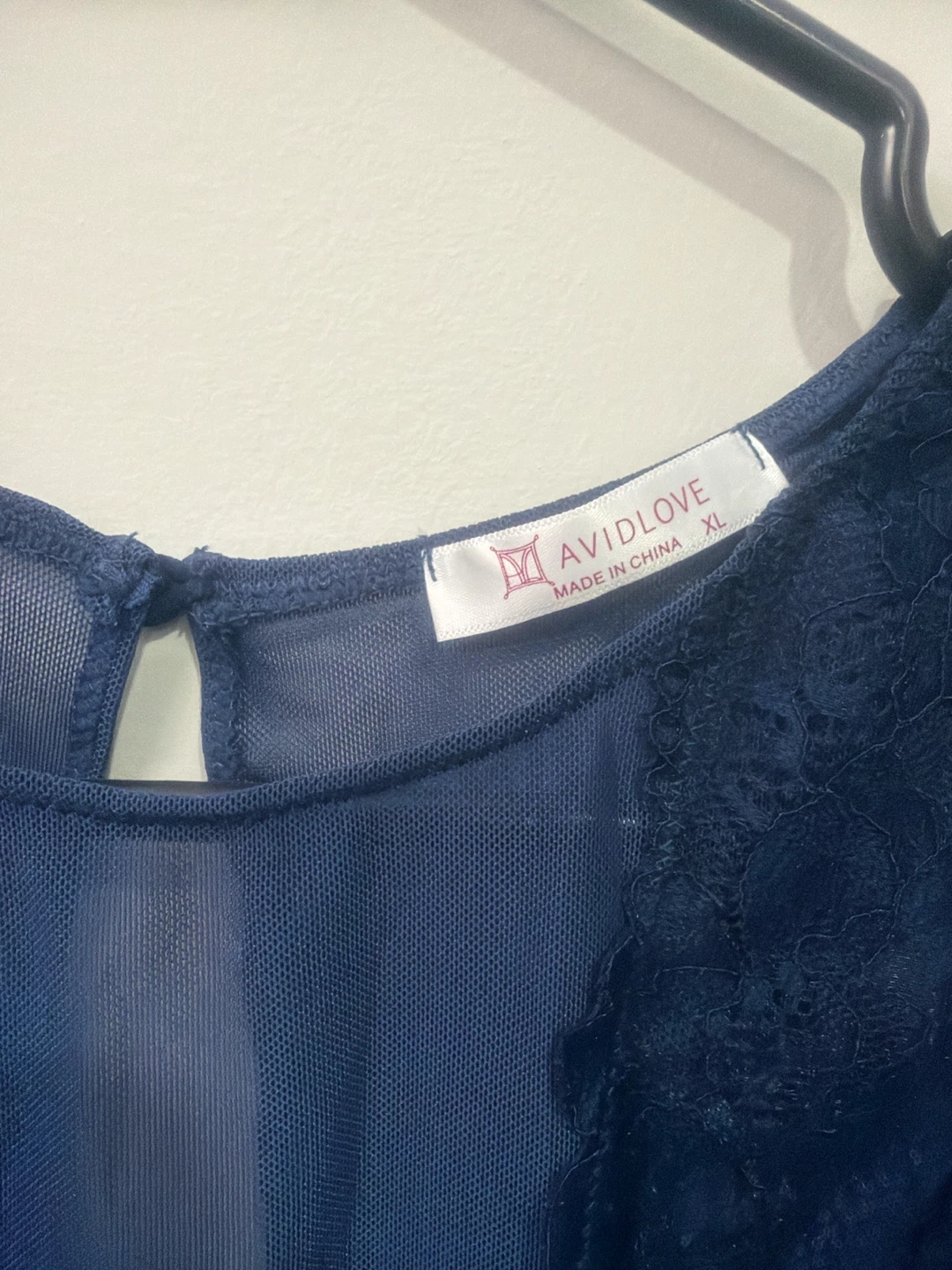 AVIDLOVE Navy Lace Teddy XL - photo 2