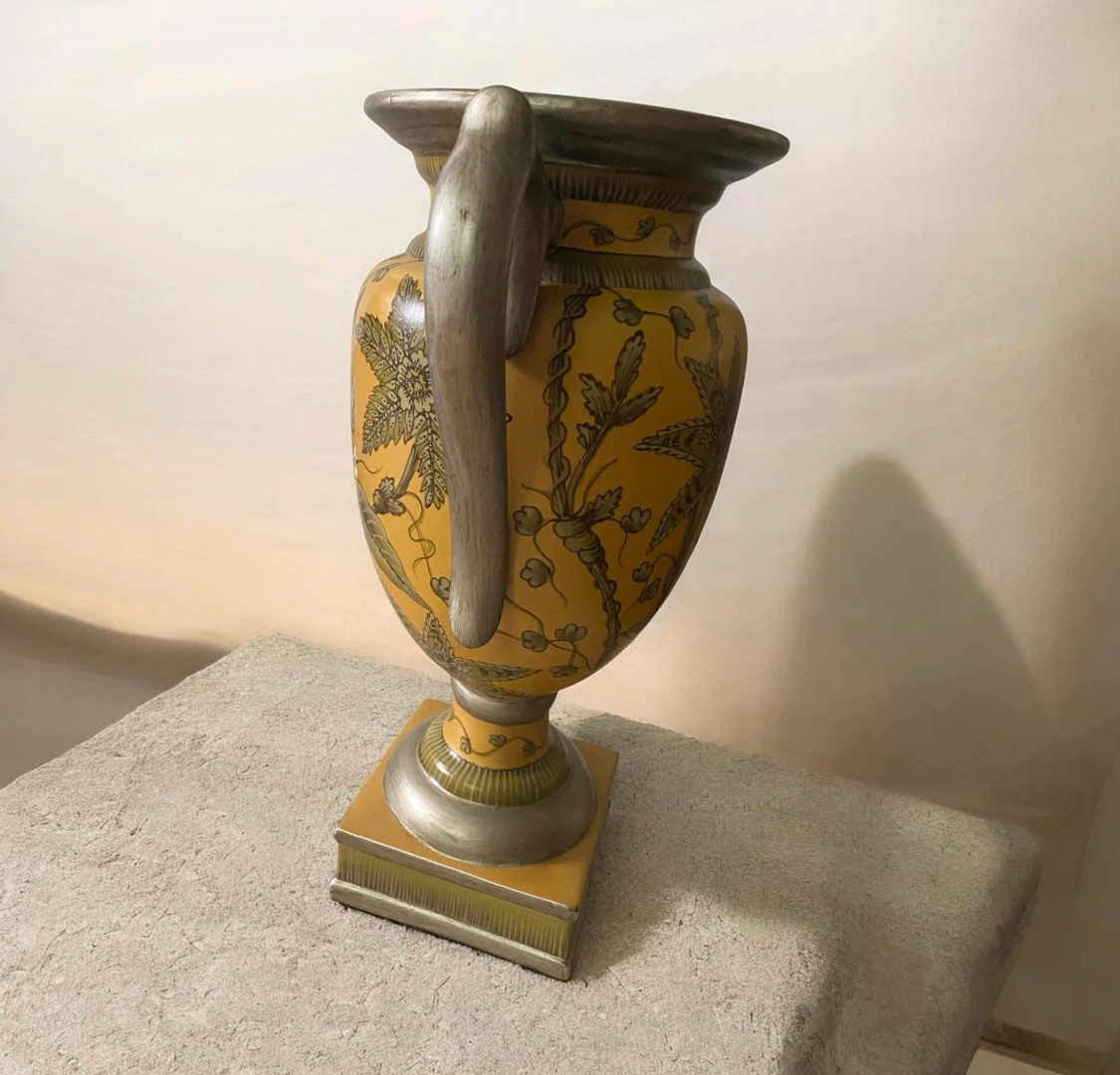 Raymond Waites Amphora Handpainted Ceramic Tall Trophy Vase - photo 2
