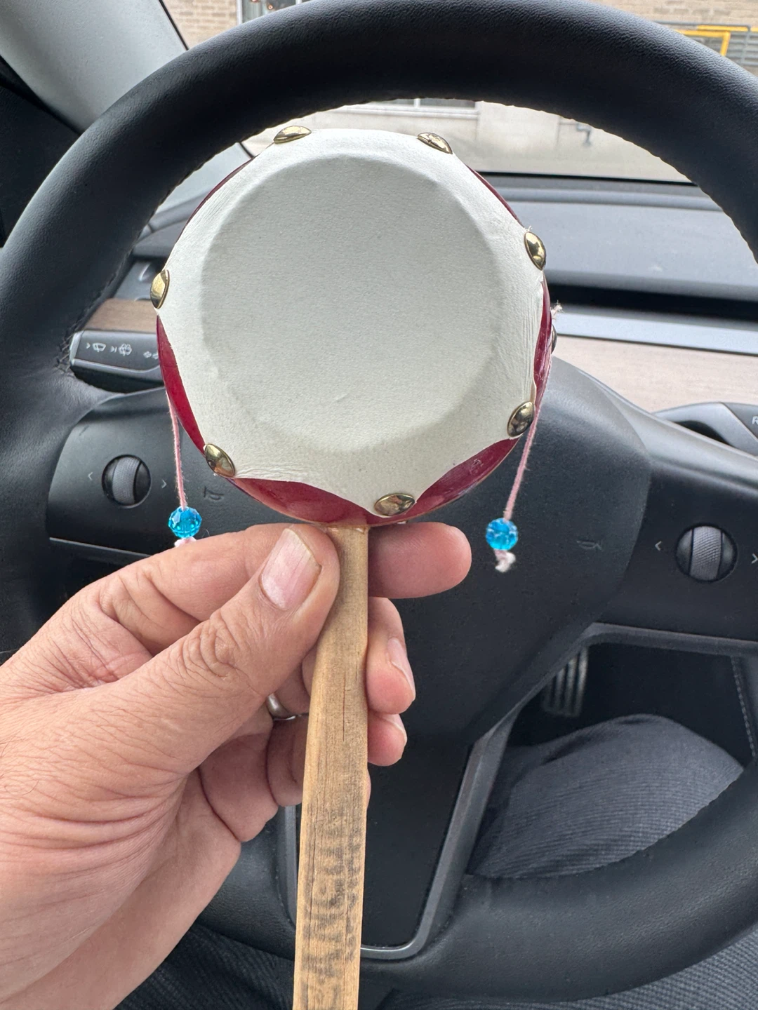 Handheld Rattle Drum Toy (from Cancun)