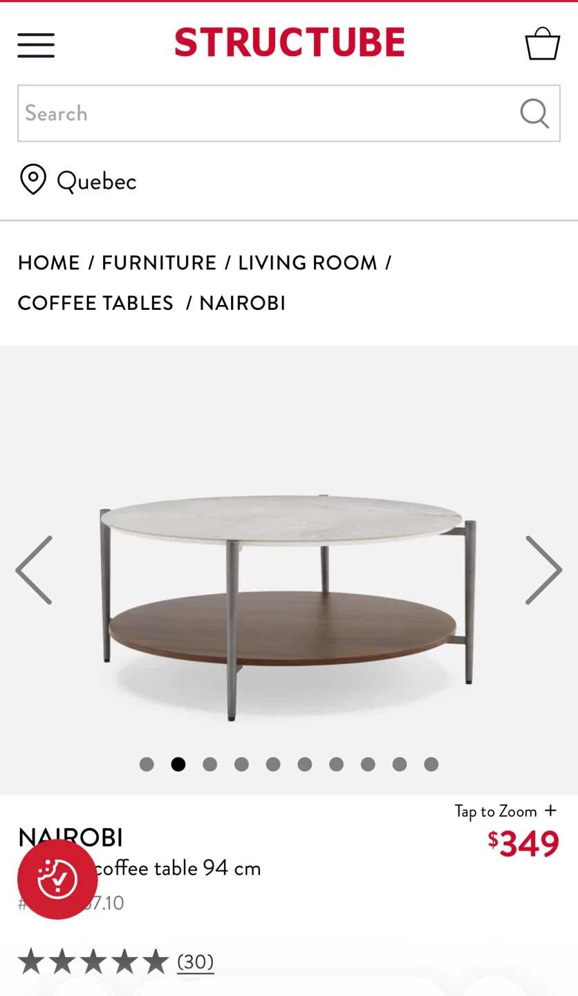 Structube Nairobi Coffee Table - photo 4