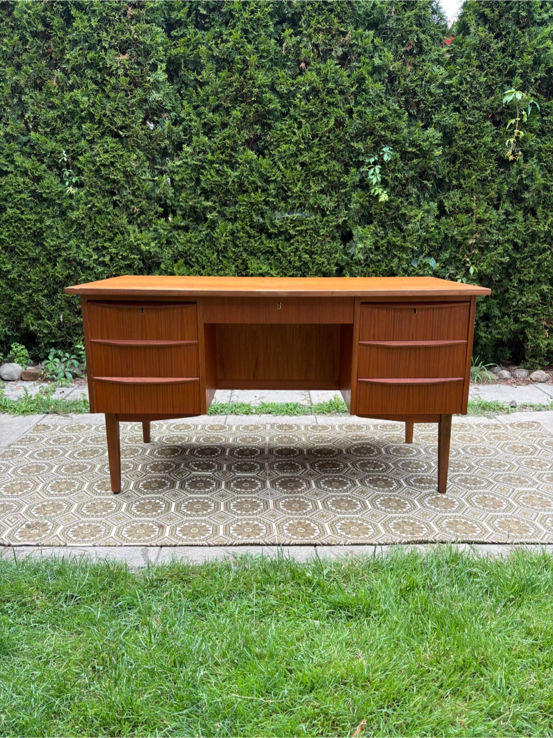 Danish MCM Teak Desk - photo 2