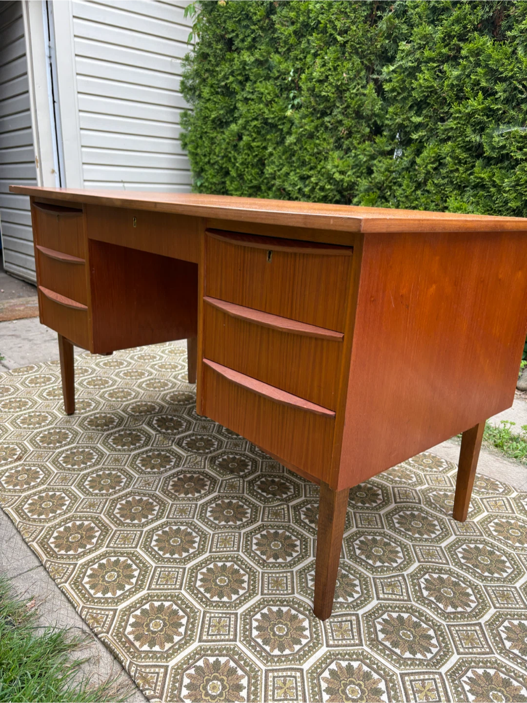 Danish MCM Teak Desk - photo 4