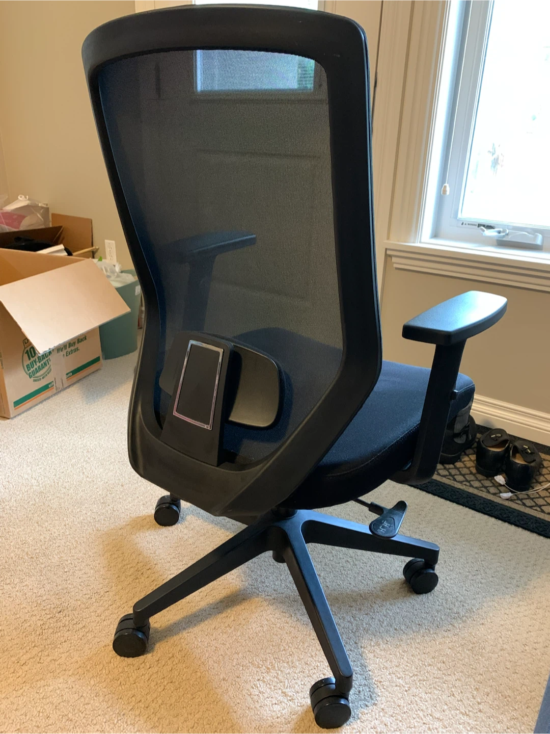 Black Mesh Office Chair - photo 2