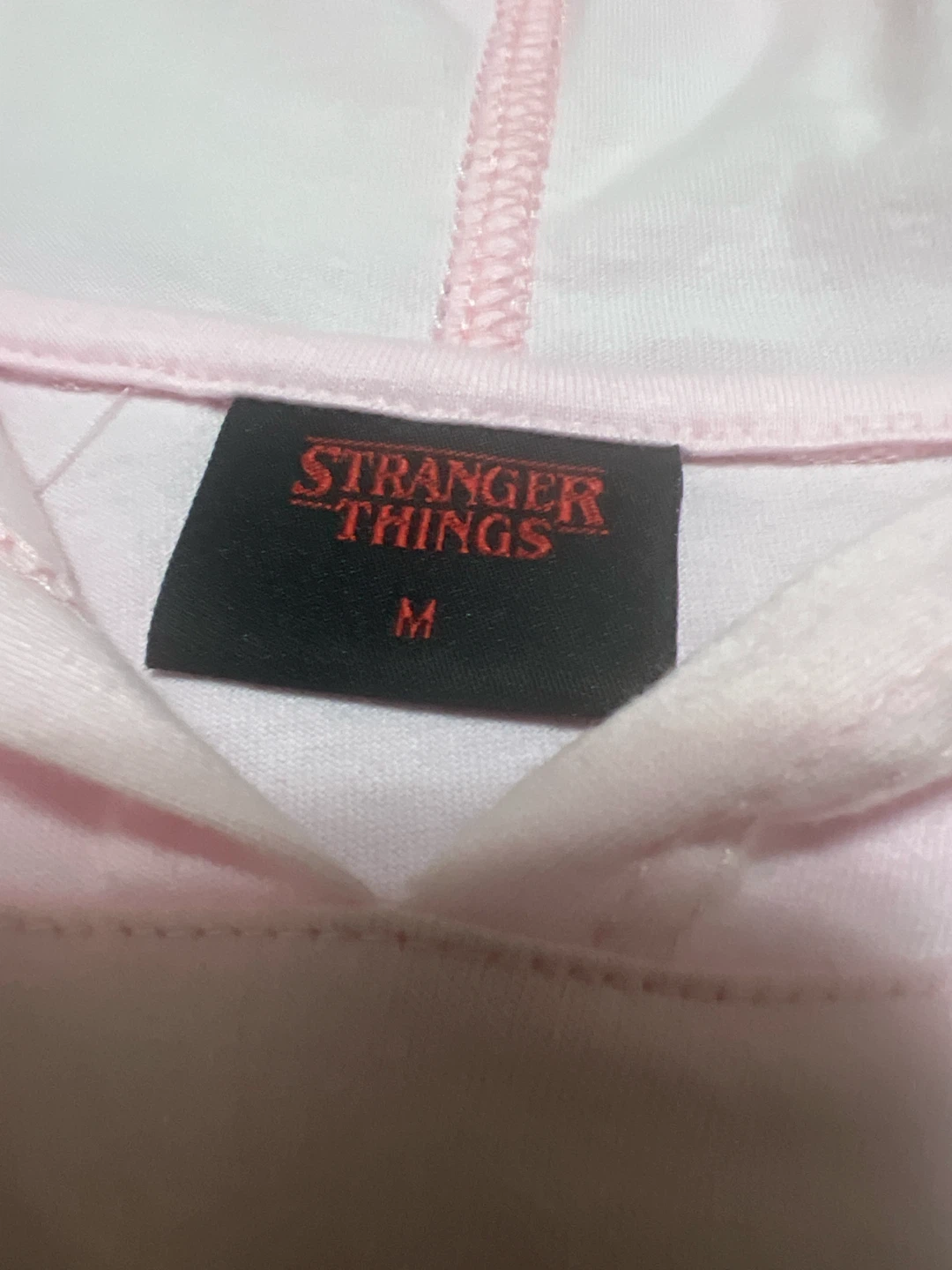 Stranger Things Eleven Pink Hoodie Size M - photo 3