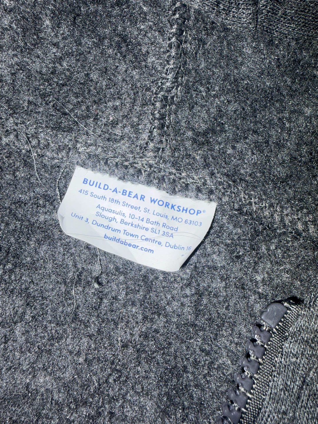 Chandail à capuchon gris Build-A-Bear - photo 2