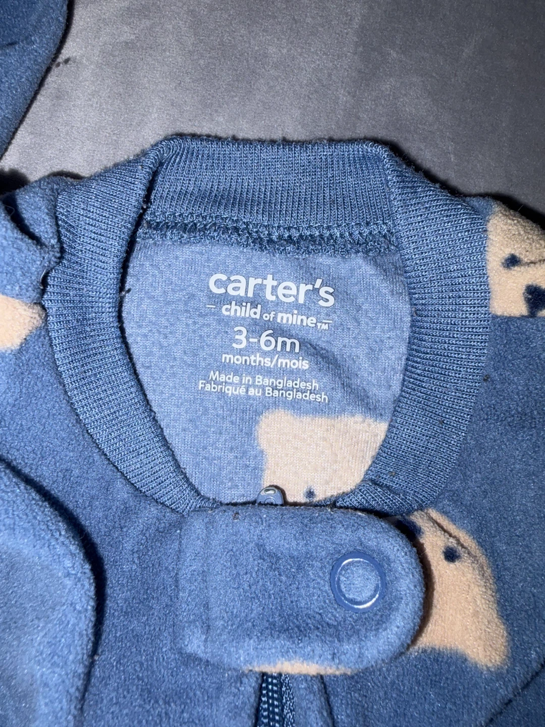 Combinaison Carter's 3-6 mois oursons bleus - photo 2