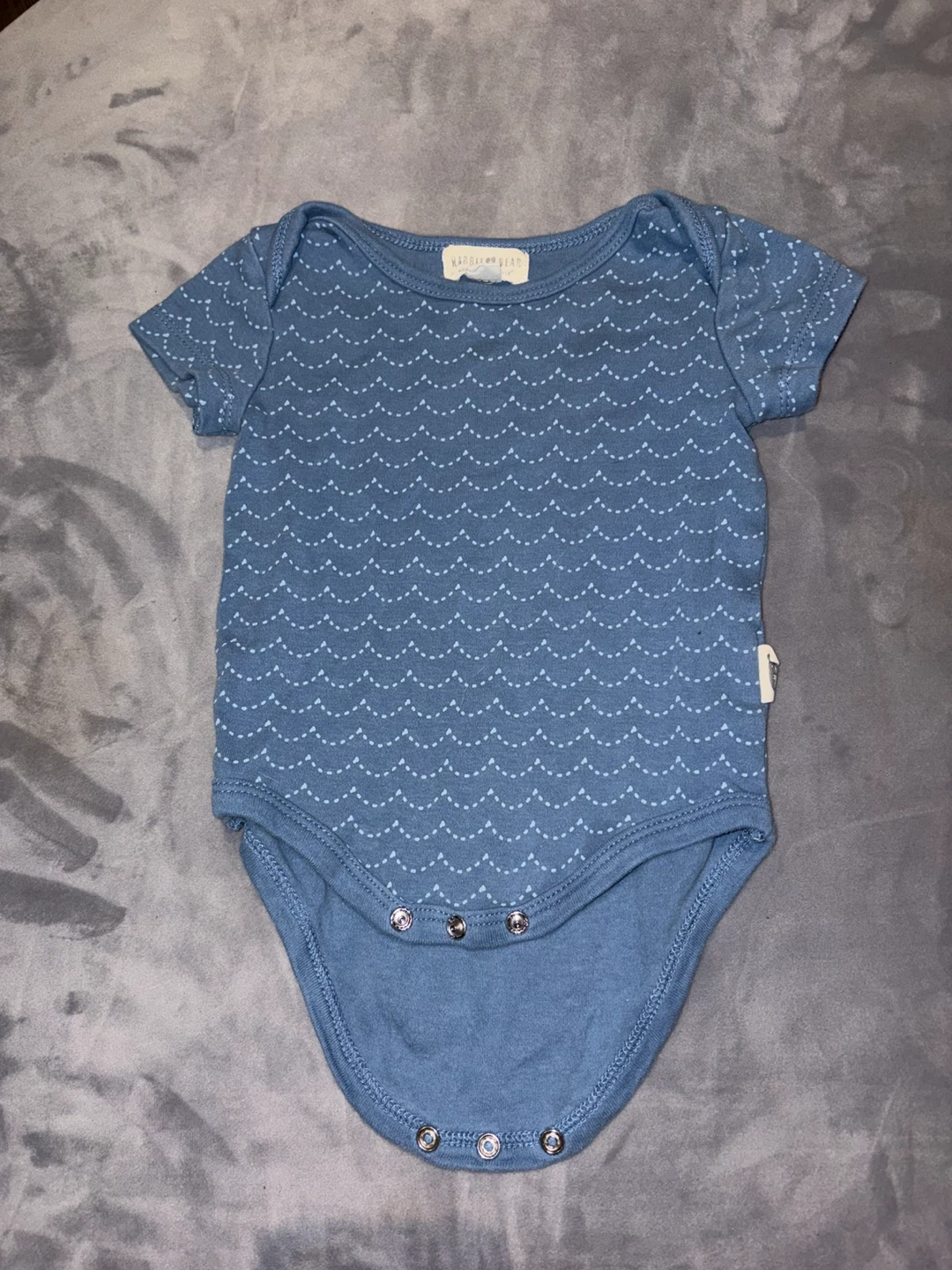 Body pour bébé Rabbit & Bear bleu 3-6 mois