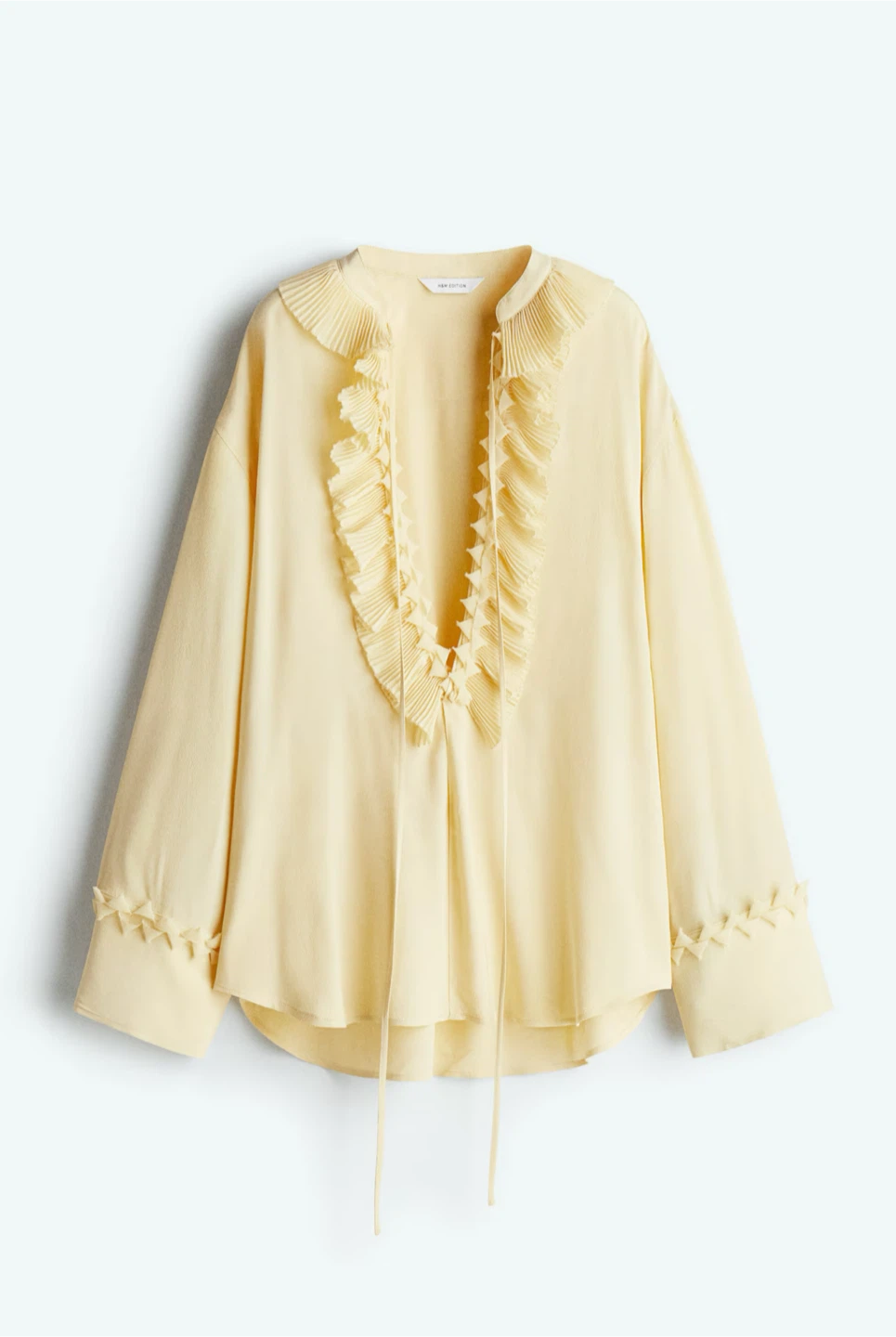 H&M boho yellow oversized tunic XS - photo 5