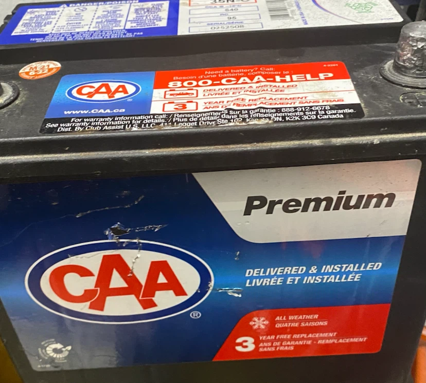 CAA Premium Car Battery 35N-C