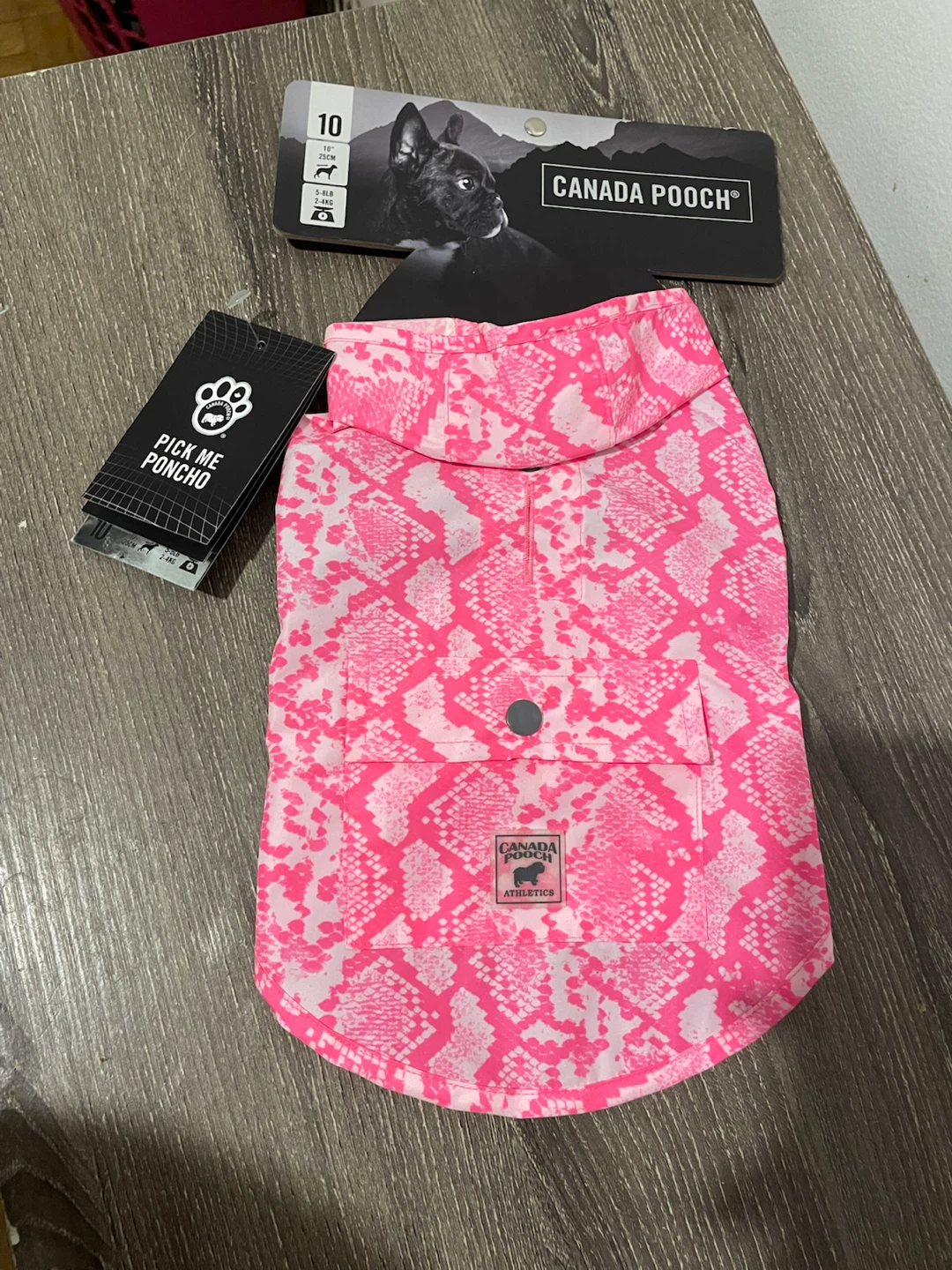 10’ Brand New Canada Pooch Dog Raincoat