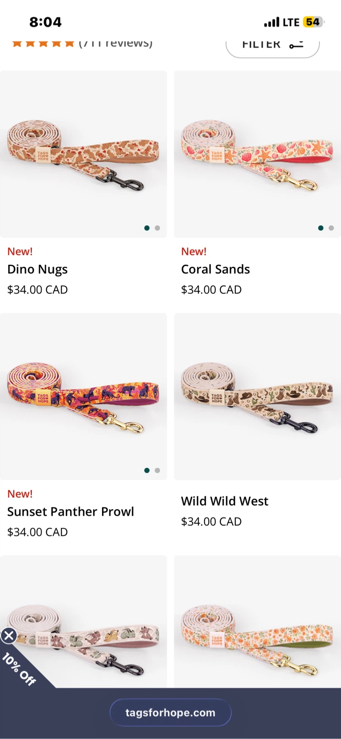 L/XL Dog Leashes Lot (TagsForHope) - photo 4