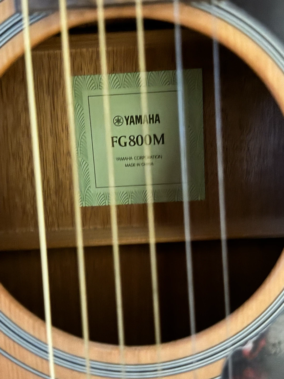 Yamaha FG800M Acoustic Guitar